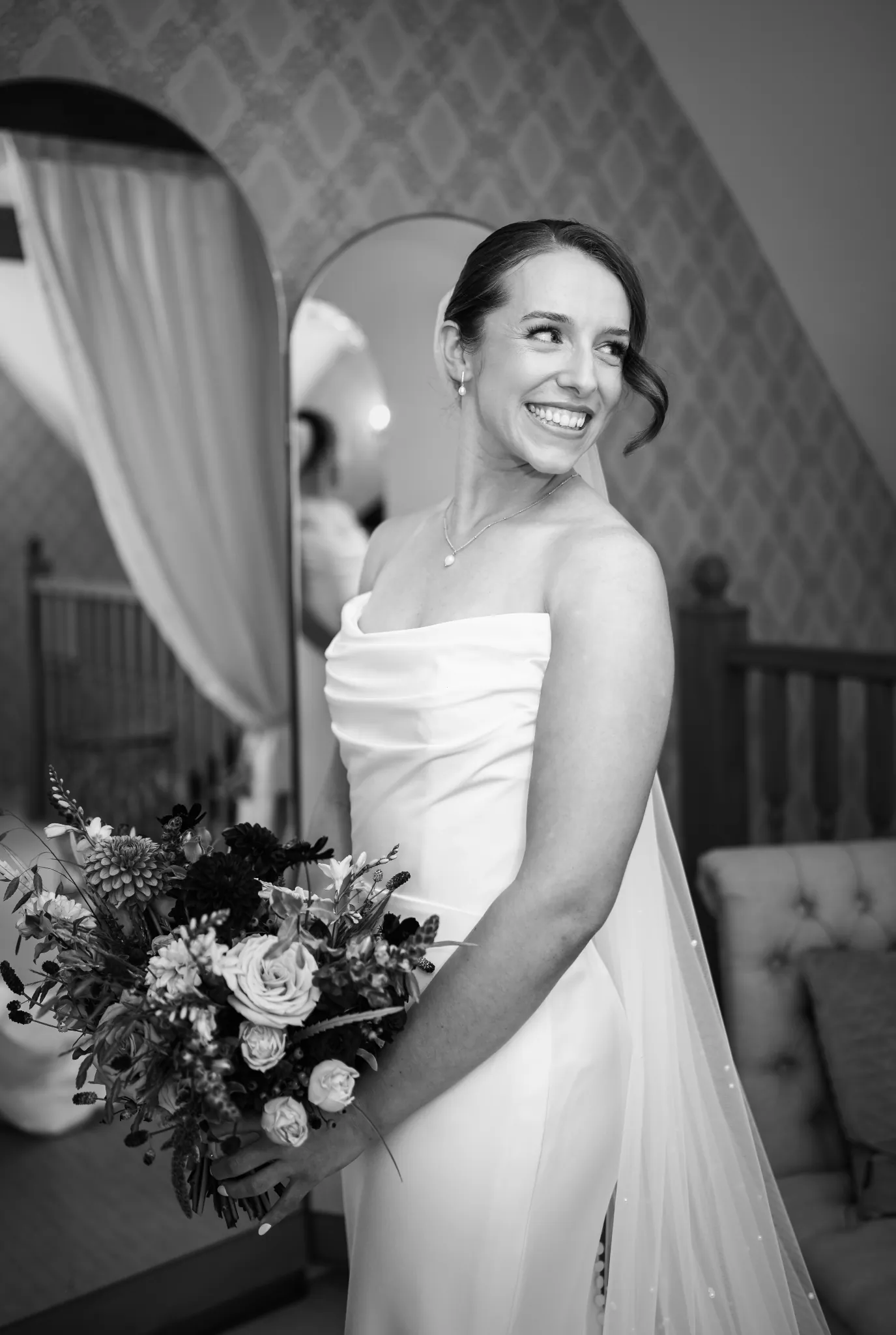 Bridal makeup and hair